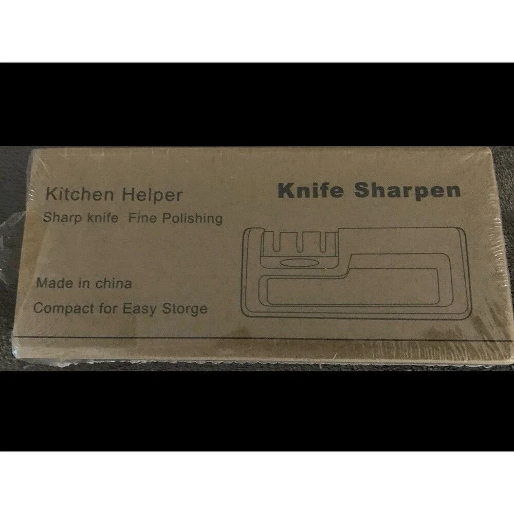 Kitchen Helper Compact Knife Sharpener, Fine Polishing